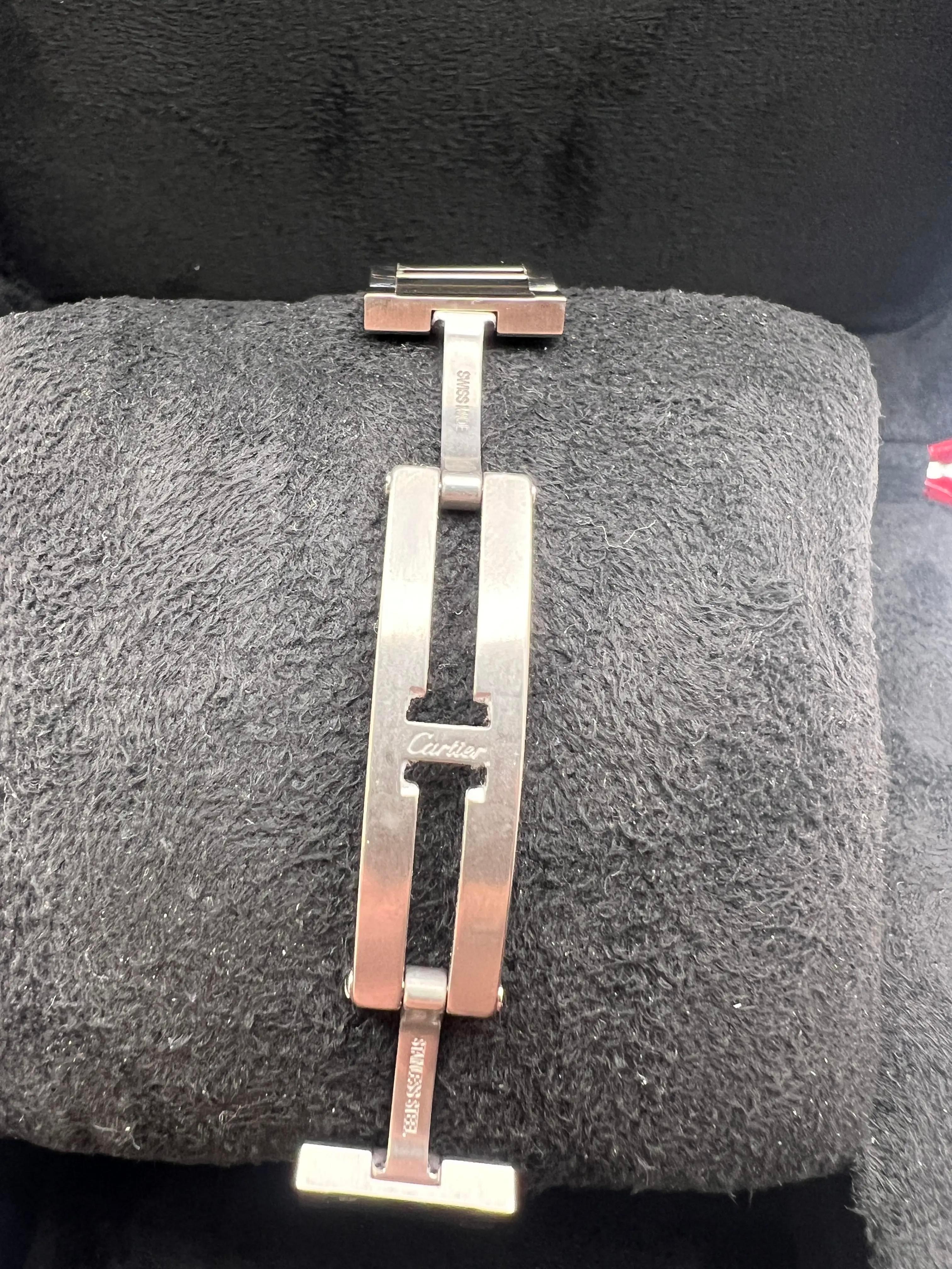 Tank Française Small Factory Diamond Bezel Steel W4TA0029 Box Set en vente 8