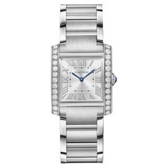 Tank Française Small Factory Diamond Bezel Steel W4TA0029 Box Set