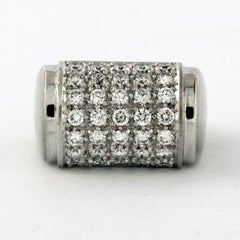 Anello modello TANK con diamanti taglio brillante fino a 1,50 carati in oro 14k 13,8 grammi