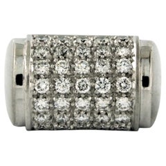 Anello modello TANK con diamanti taglio brillante fino a 1,50 carati in oro 14k 13,8 grammi