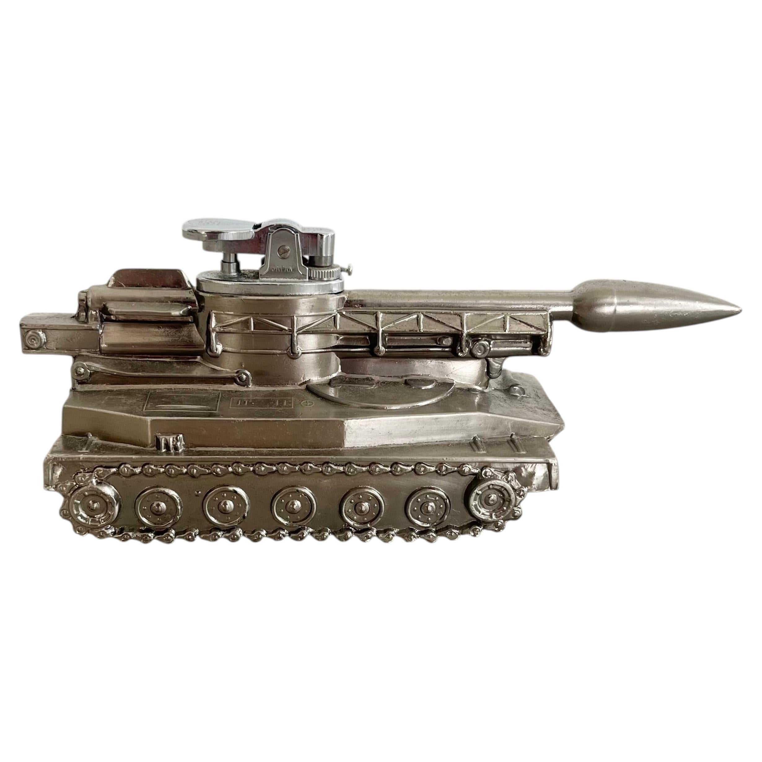 Tank Table Lighter, 1970s Japan For Sale