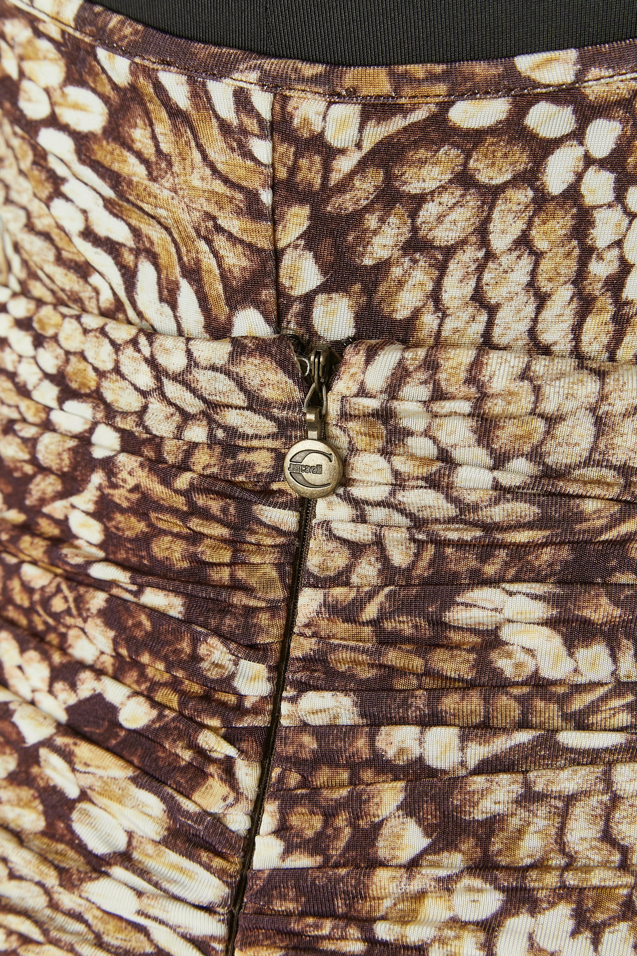 Tank top and skirt ensemble in printed rayon jersey Just Cavalli For Sale 2