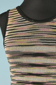 Tank top and skirt ensemble in rayon knit with sequin embellishment M Missoni