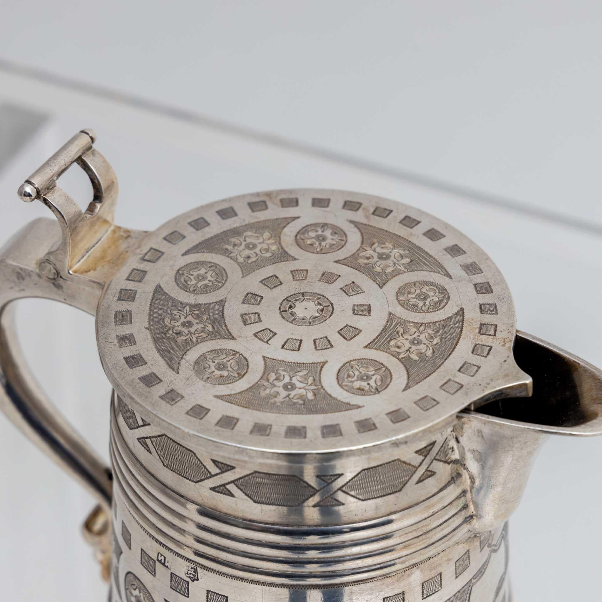 Tankard von Ivan Kuzminin (1875-1895), Moskau 1878 im Angebot 5