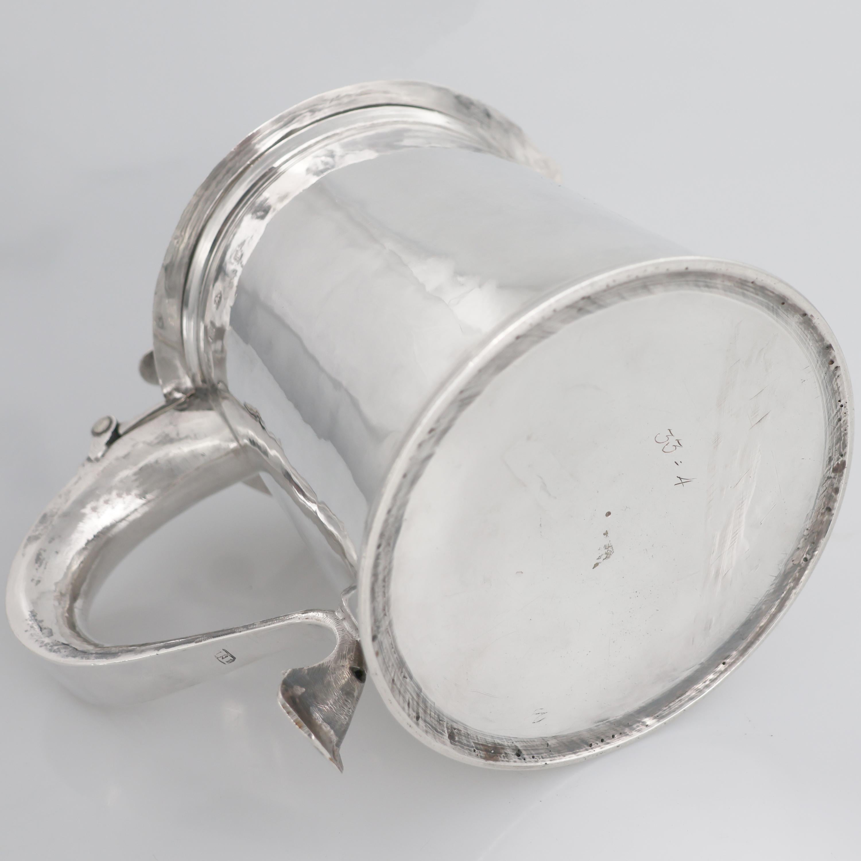 Chandelle Charles II en argent sterling, orfèvre TL, Londres, 1674 en vente 4