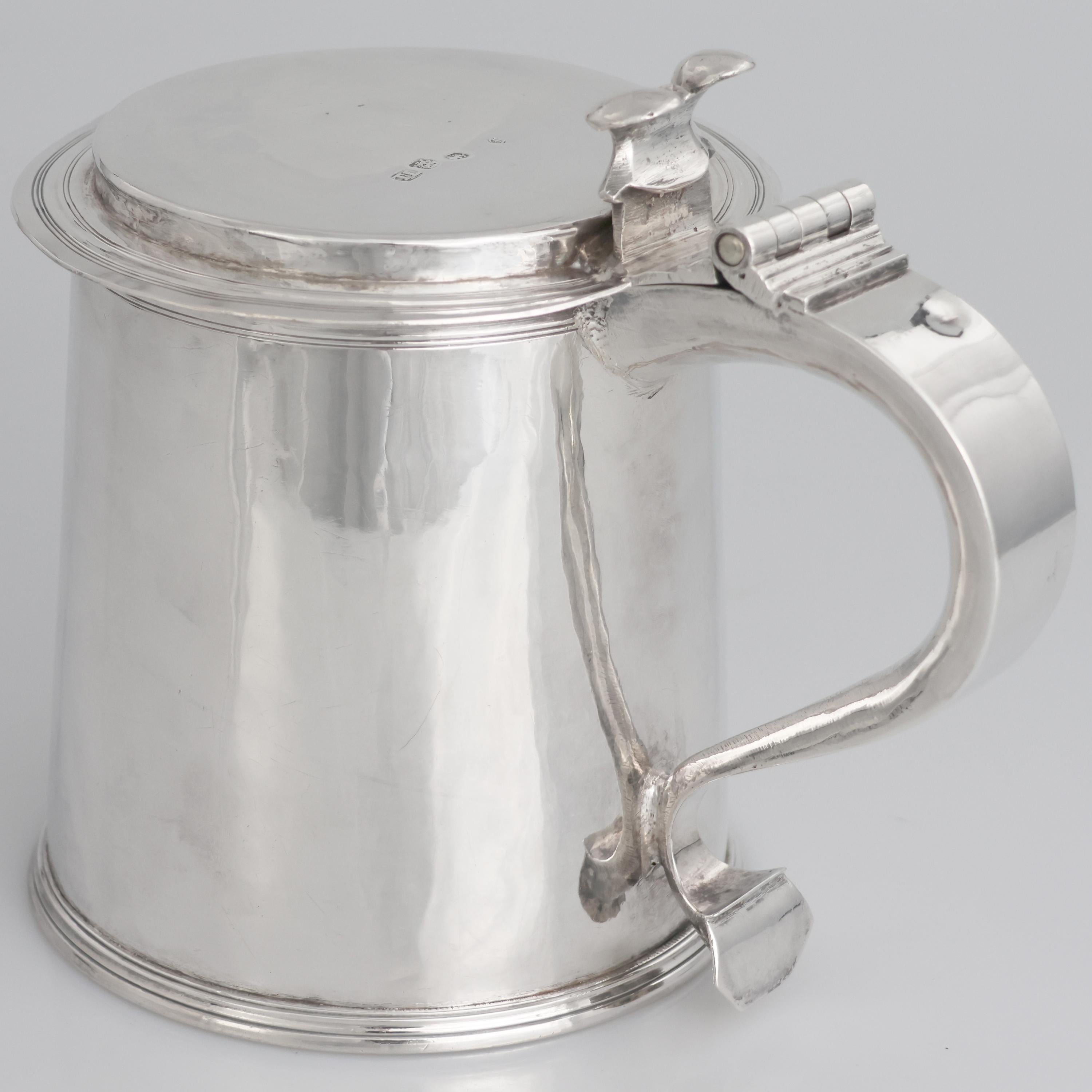 British Chandelle Charles II en argent sterling, orfèvre TL, Londres, 1674 en vente