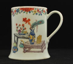 Tankard with Chinoiserie Decoration, Bow Porcelain Factory, circa 1752