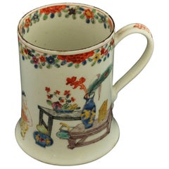 Tankard with Chinoiserie Decoration, Bow Porcelain Factory, circa 1752