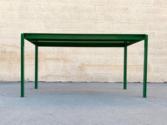 Tanker Inspired Steel Dining or Work Table Made to Order, Custom Colors