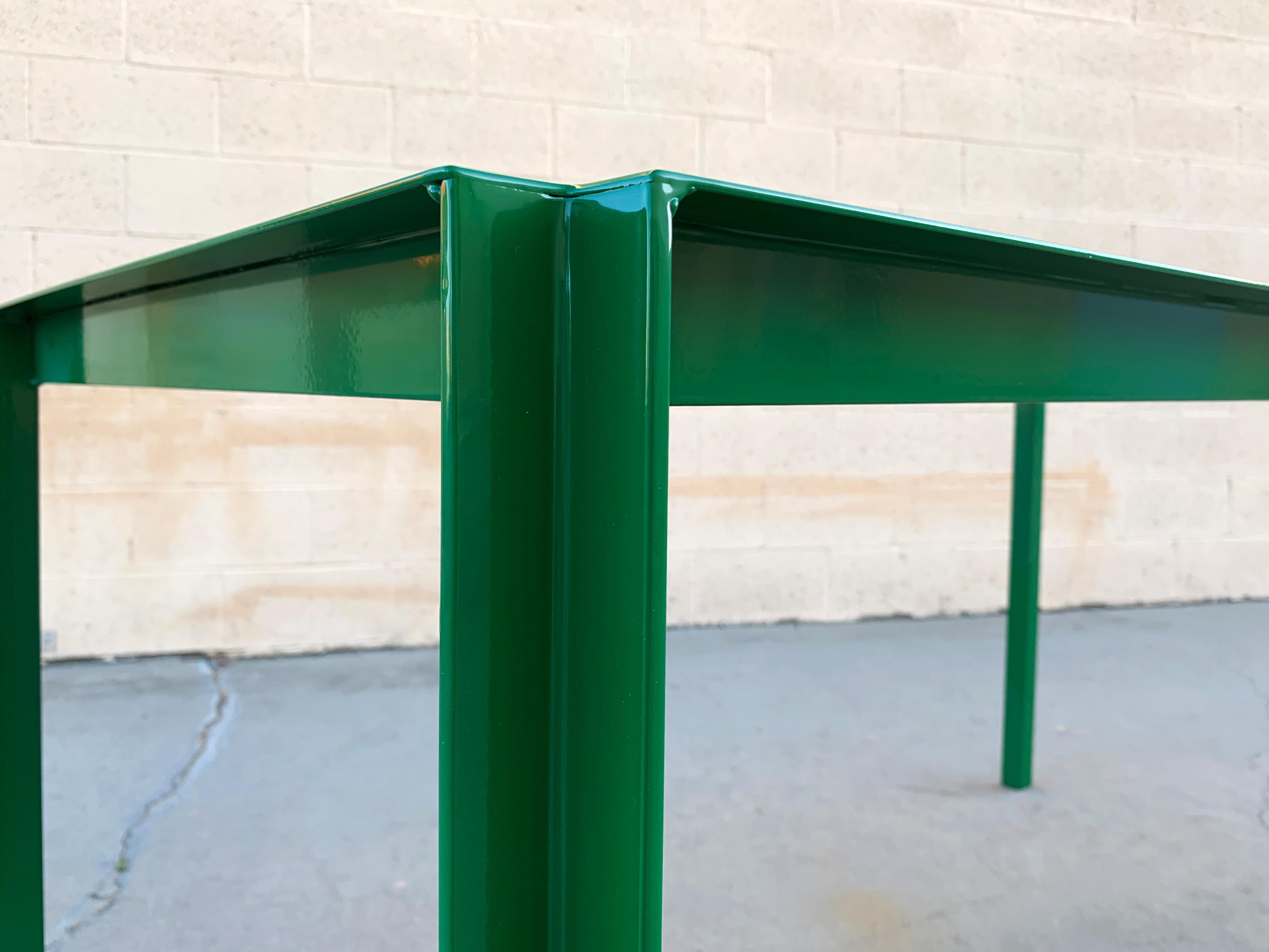 North American Tanker Inspired Steel Dining or Work Table Made to Order, Custom Colors For Sale