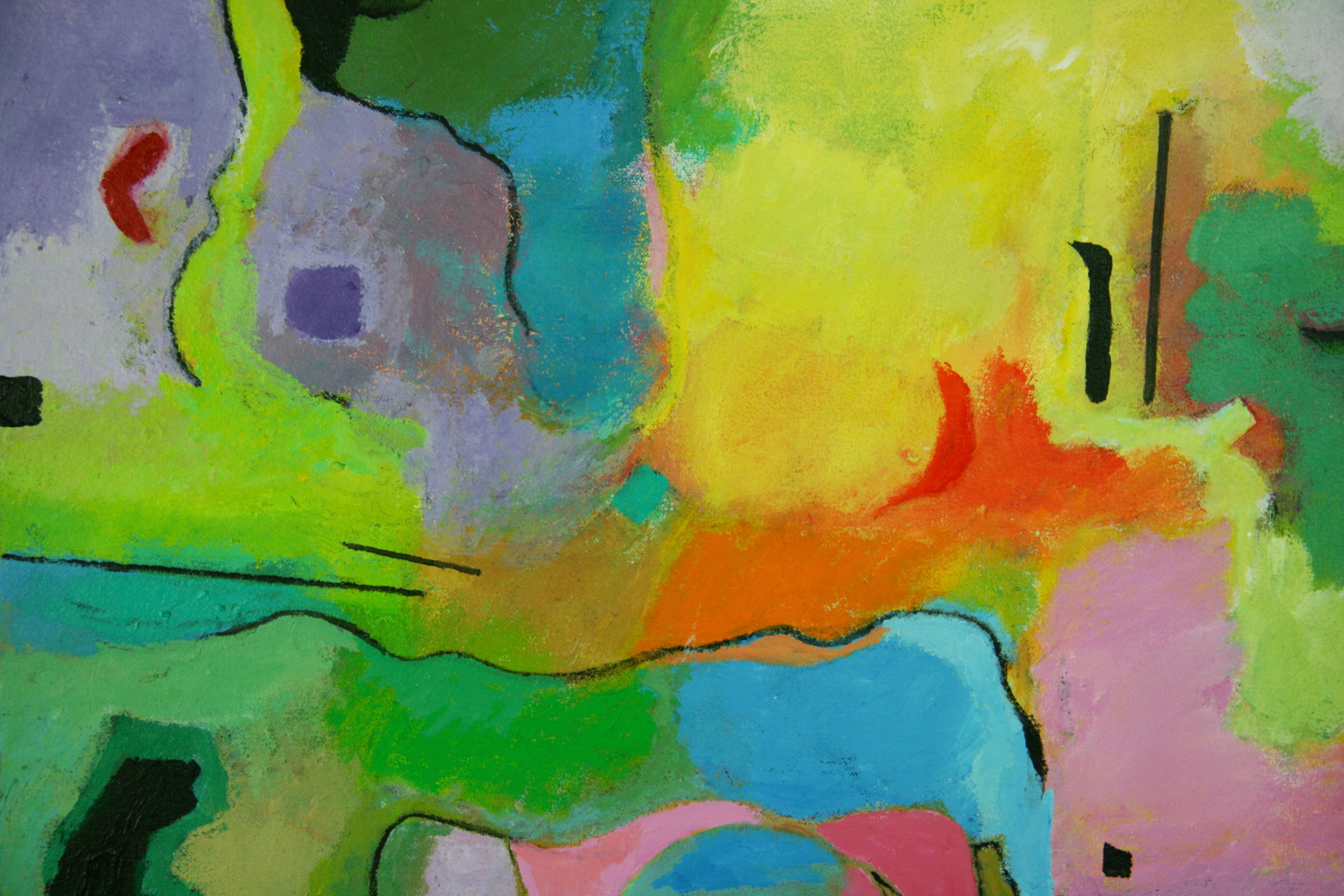 Fauvist  Colorful Landscape  Soft Impact #29 For Sale 1