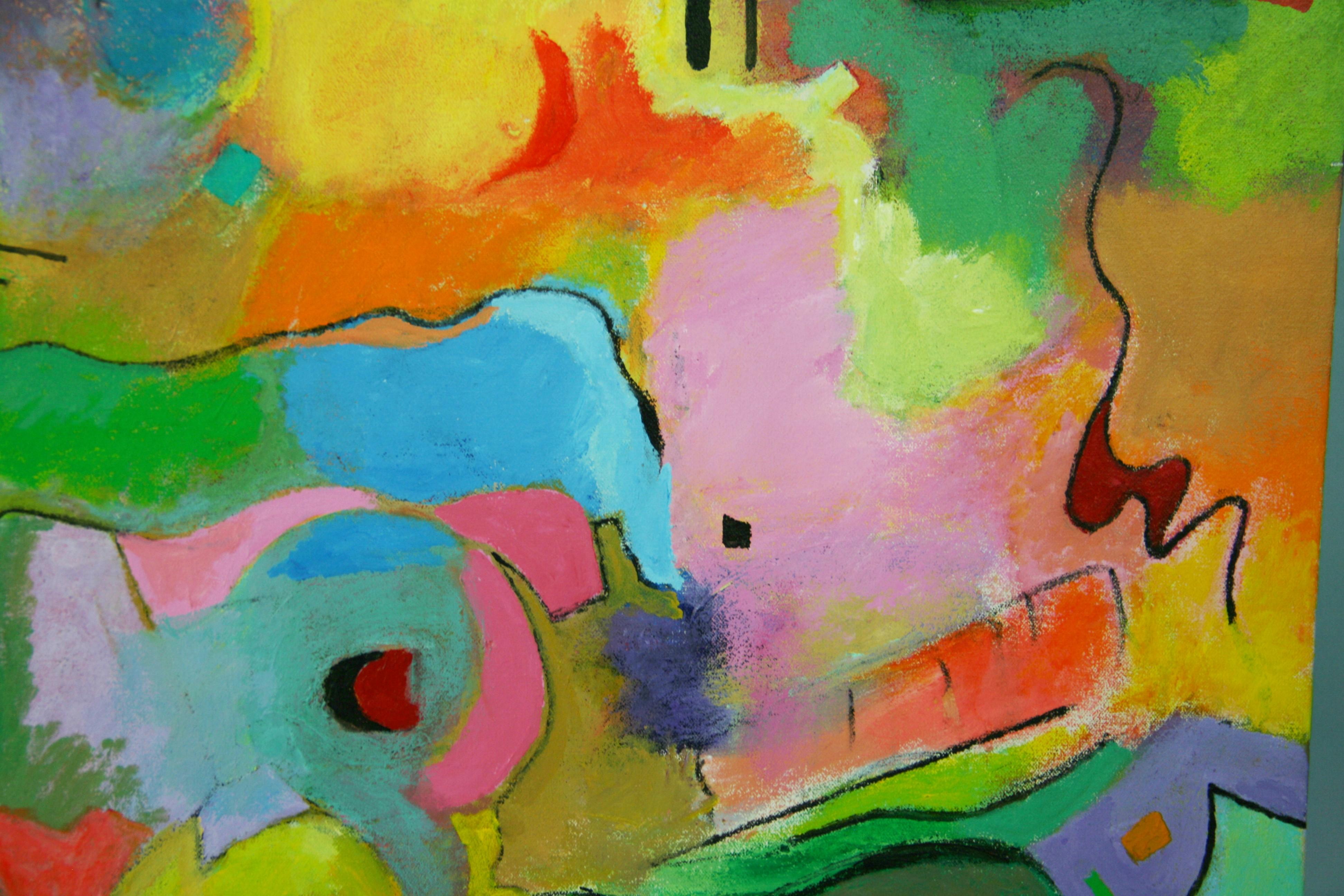 Fauvist  Colorful Landscape  Soft Impact #29 For Sale 2
