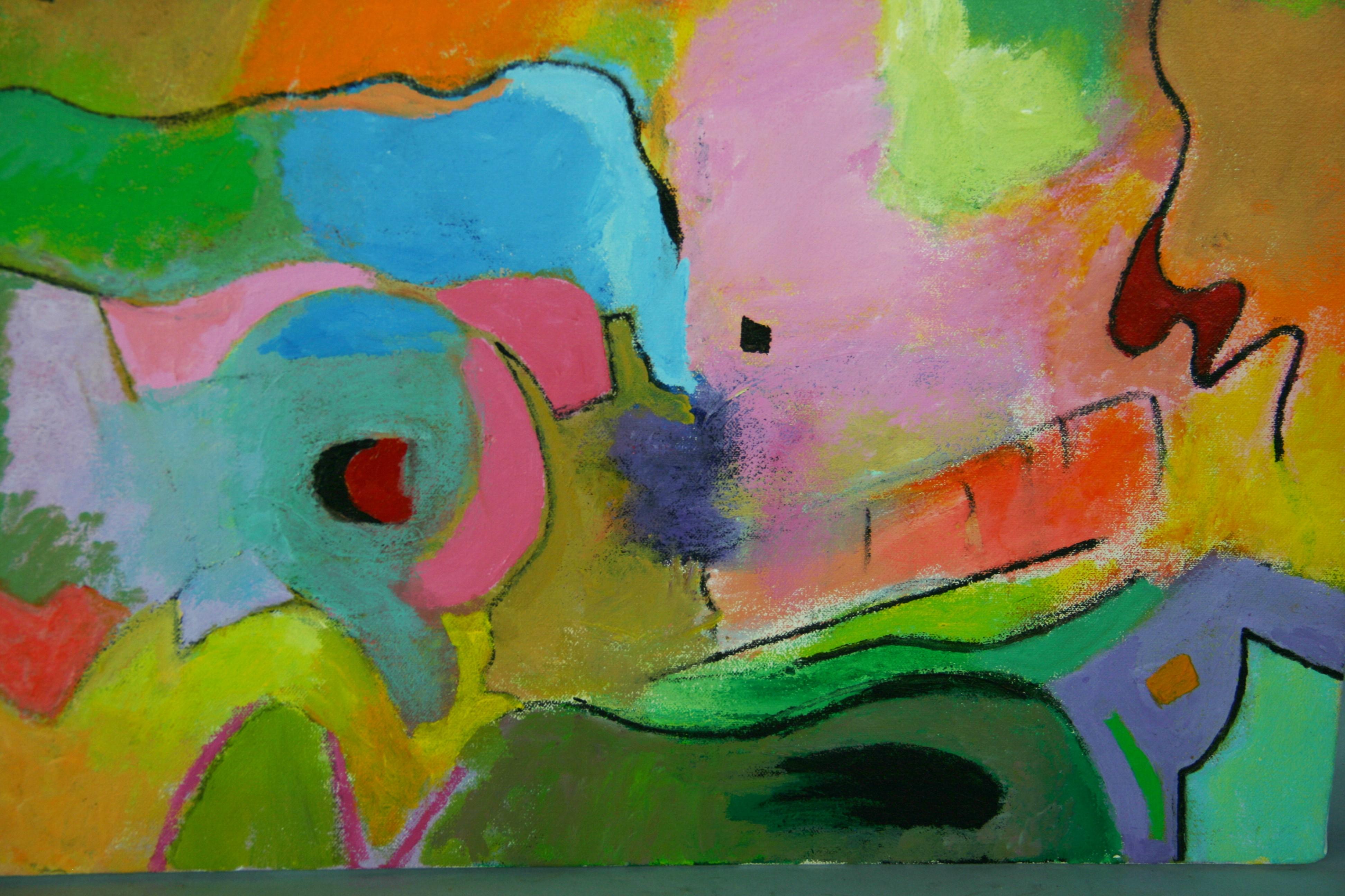 Fauvist  Colorful Landscape  Soft Impact #29 For Sale 3