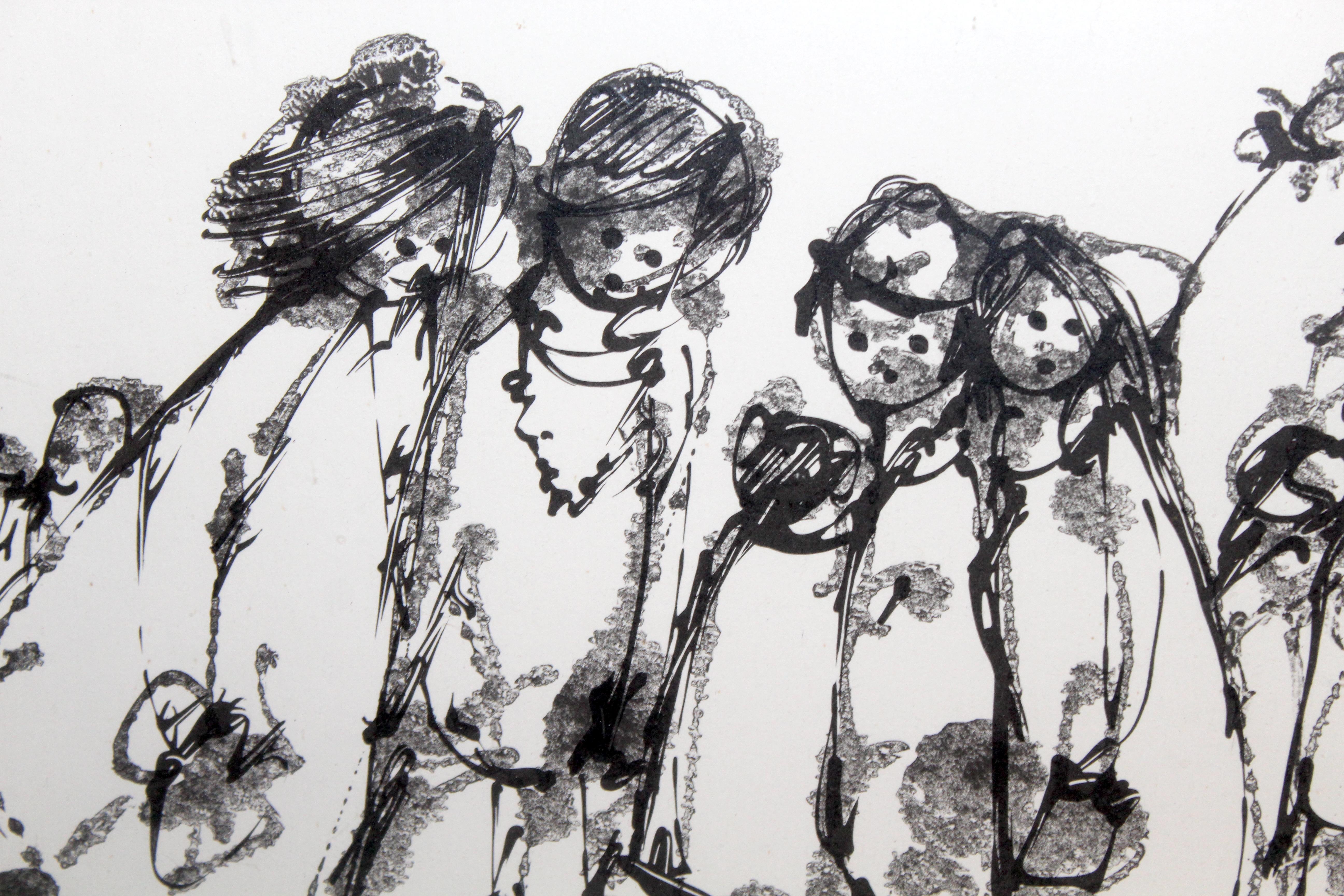 Tanning Posnakoff „Ohne Titel“ Lithographie 92/185 im Zustand „Gut“ im Angebot in Brooklyn, NY