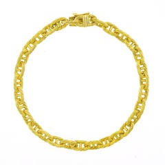 Vintage Tannler Anchor Link Gold Bracelet