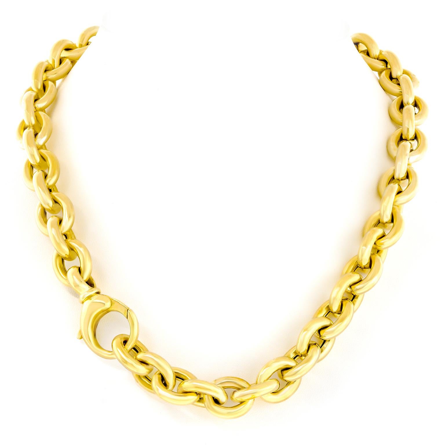 Tannler Large Link Chain Necklace en venta 4