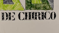 1970 Pop Art italien Tano Festa Dessin signé et daté