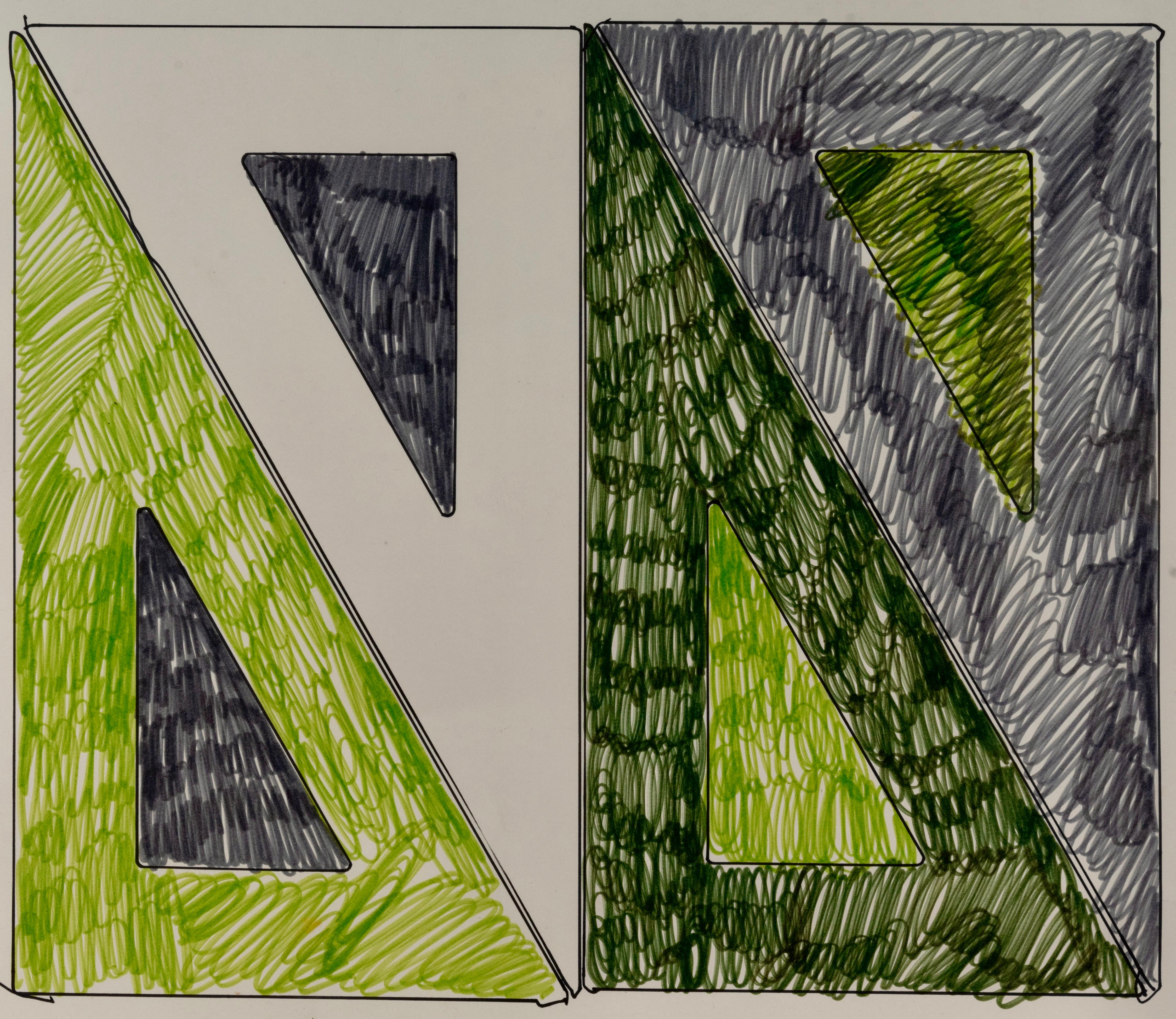 1970s Italian Pop Art Tano Festa Signed and Dated Drawing For Sale 3