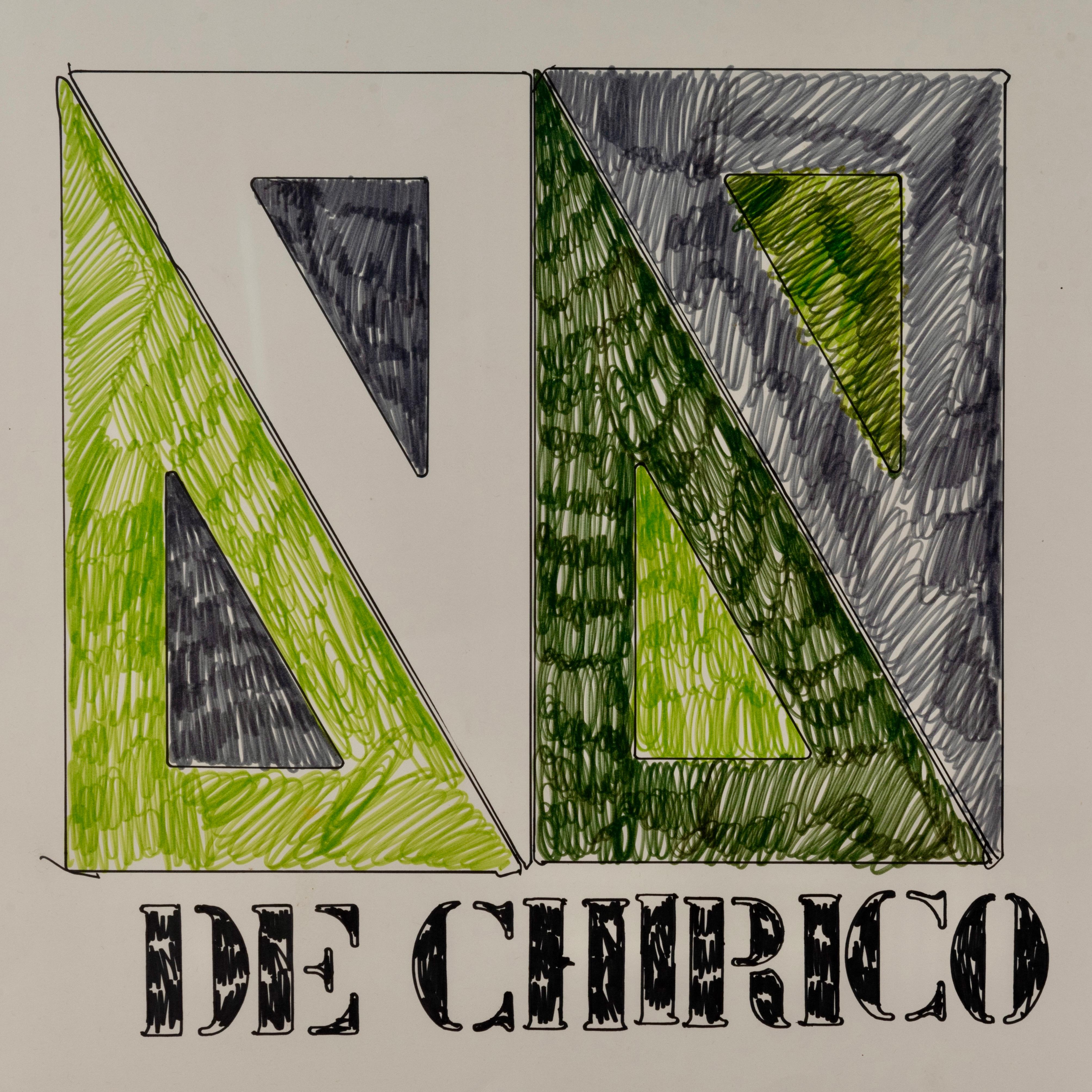 1970s Italian Pop Art Tano Festa Signed and Dated Drawing For Sale 4