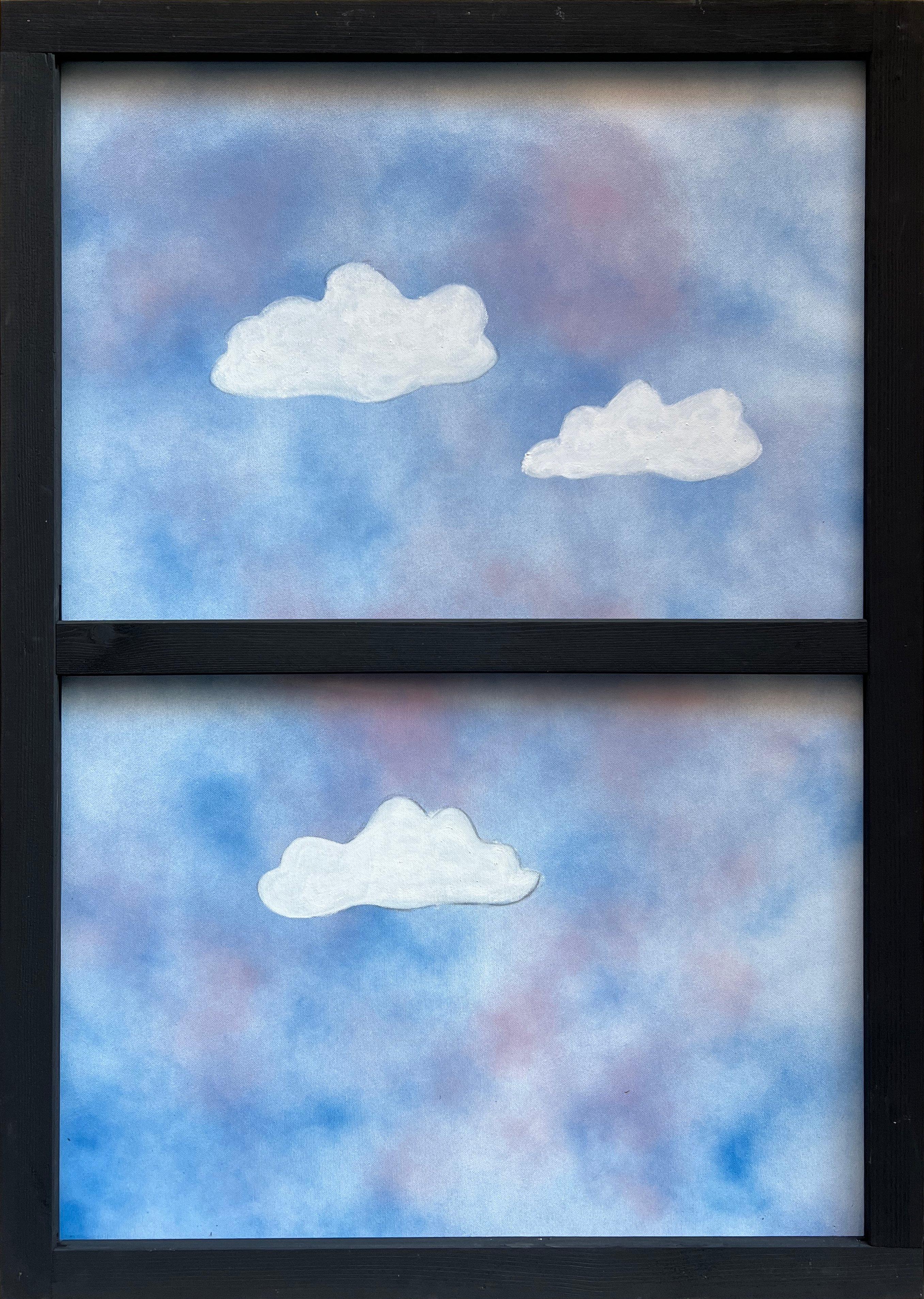 Tano Festa Abstract Painting - Finestra