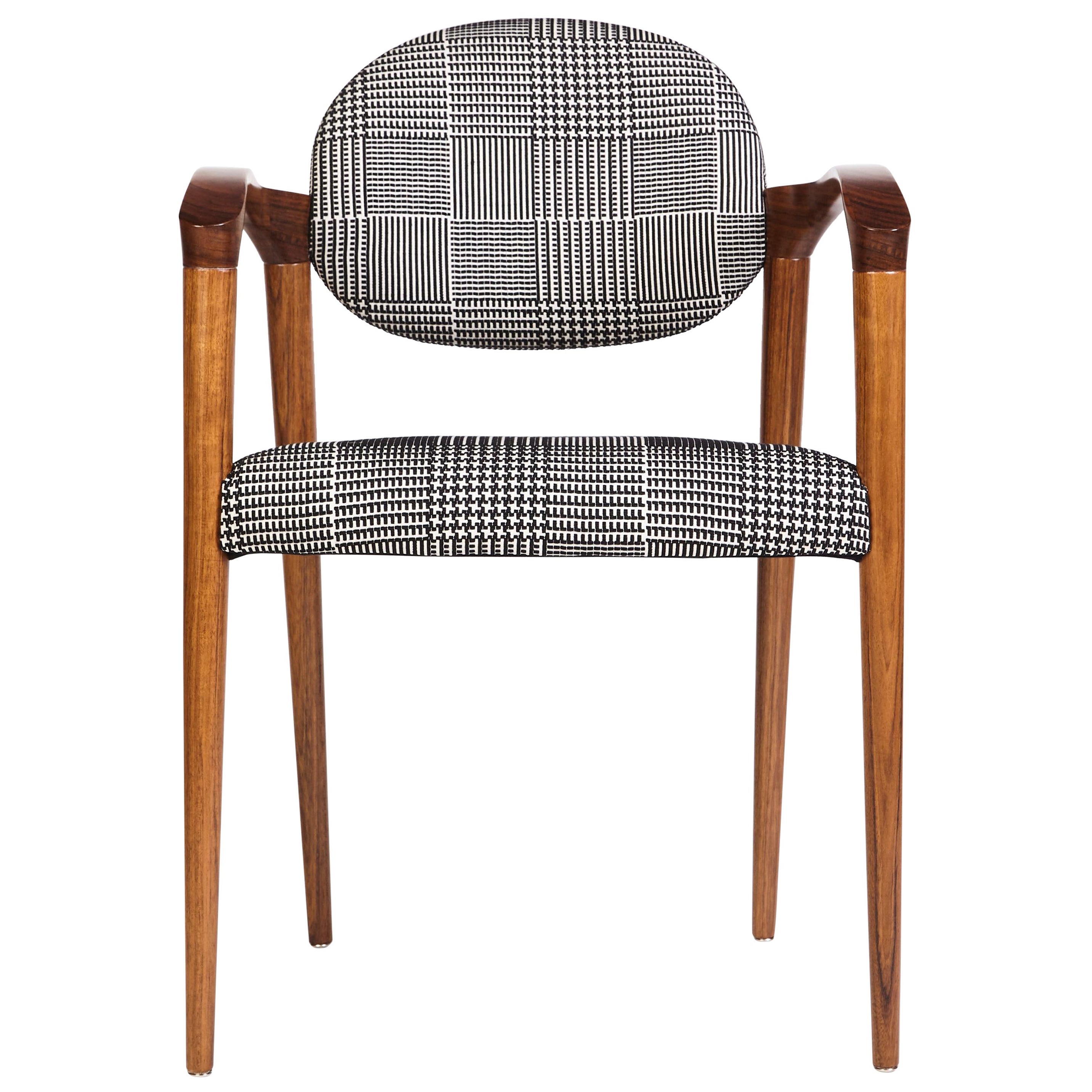 Tanoco Chair, Satin Mutenye Wood, Handcrafted in Portugal by Duistt