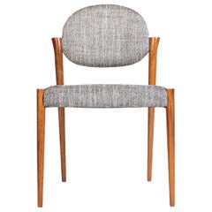 Tanoco Small Chair, in Satin Mutenye Wood, Handcrafted in Portugal by Duistt