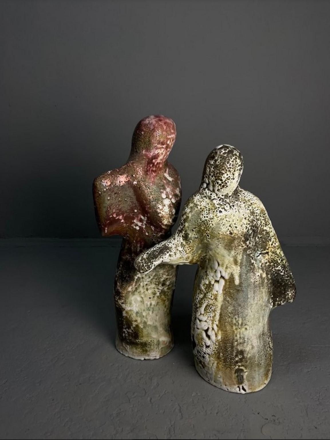 Tanok Diptych sculpture by Gorn Ceramics
Dimensions: 
Height (1): 87
Height (2): 79
Materials: ceramic.

