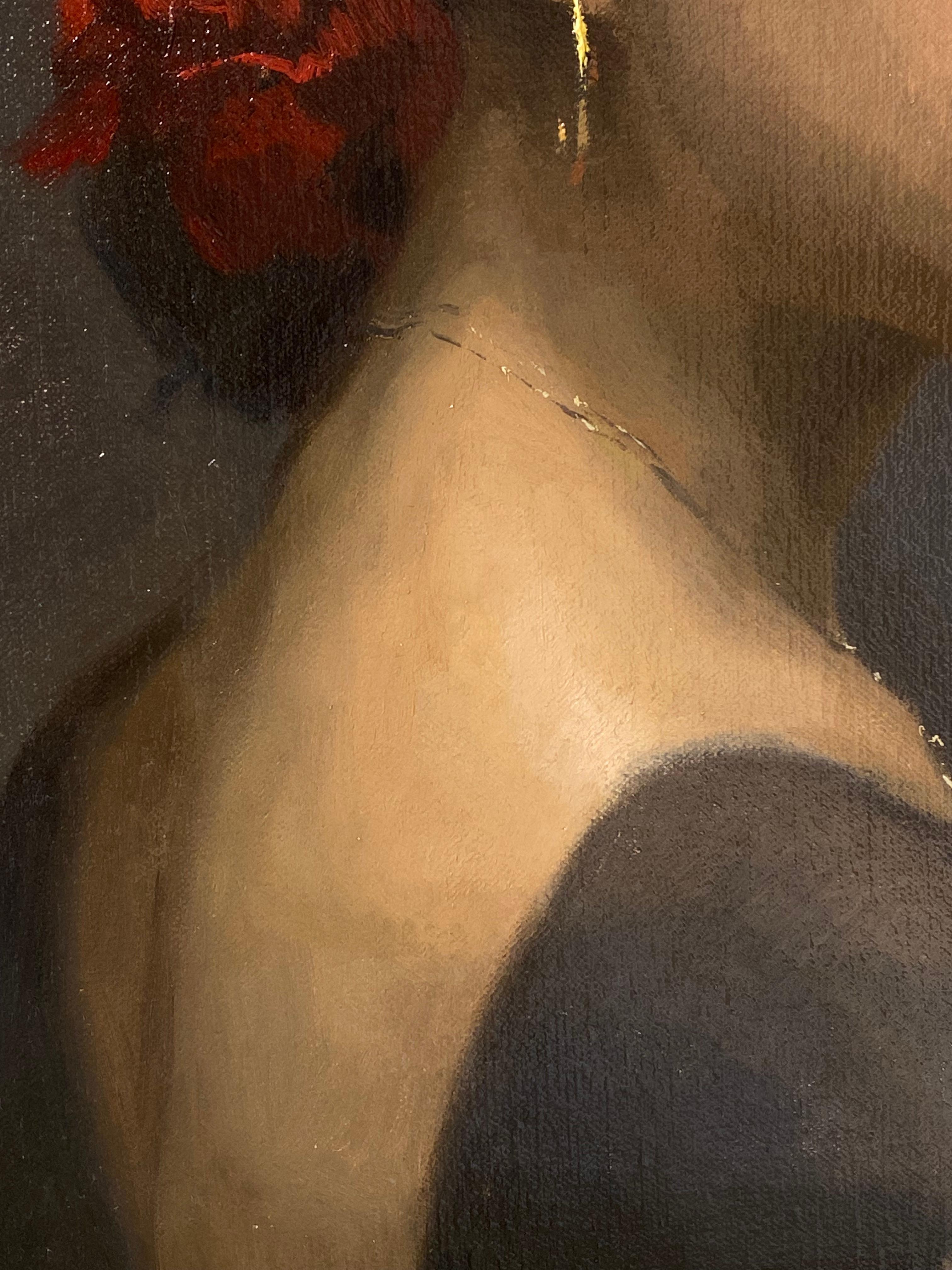 Una dama di Siviglia, ritratto classico contemporaneo del XXI secolo in vendita 2