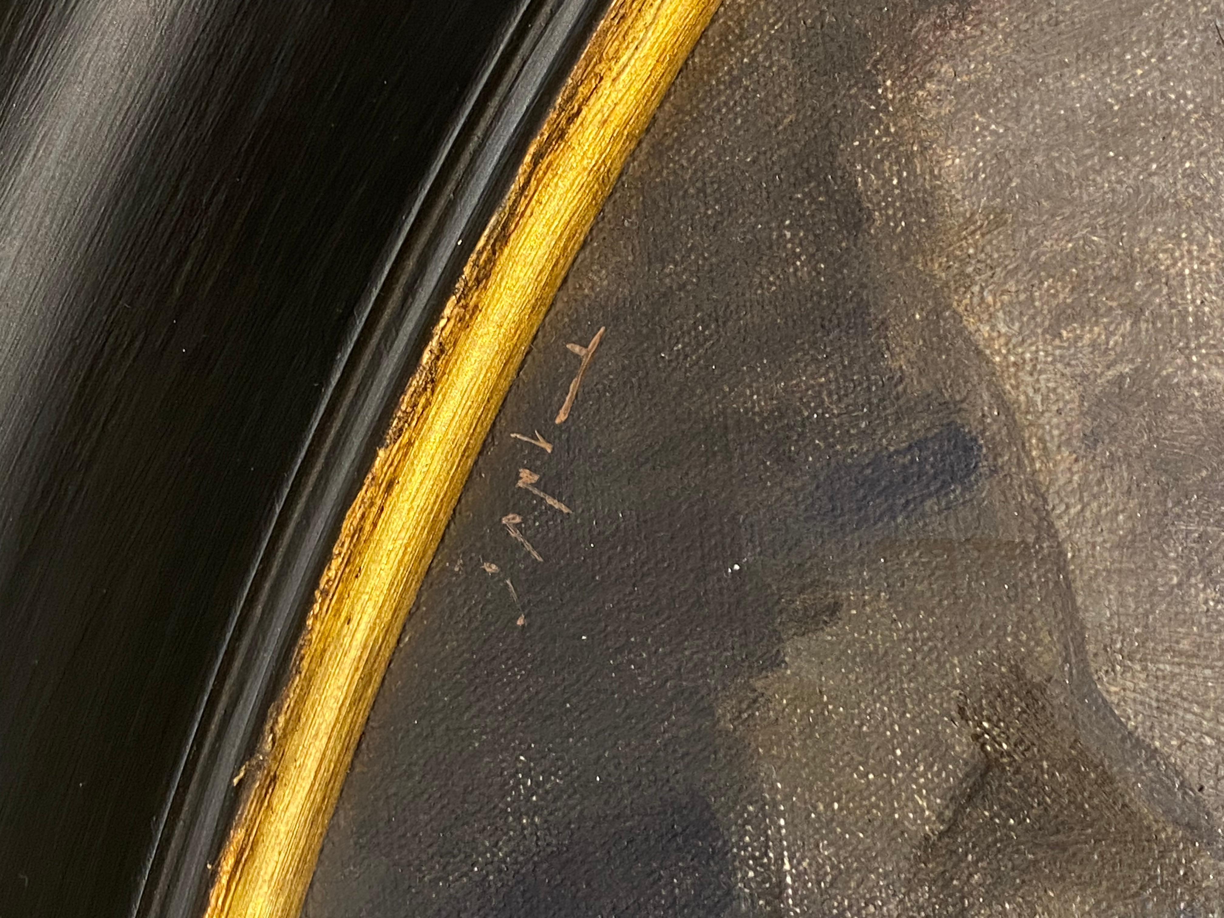 Luna, Ritratto classico contemporaneo del XXI secolo in vendita 5
