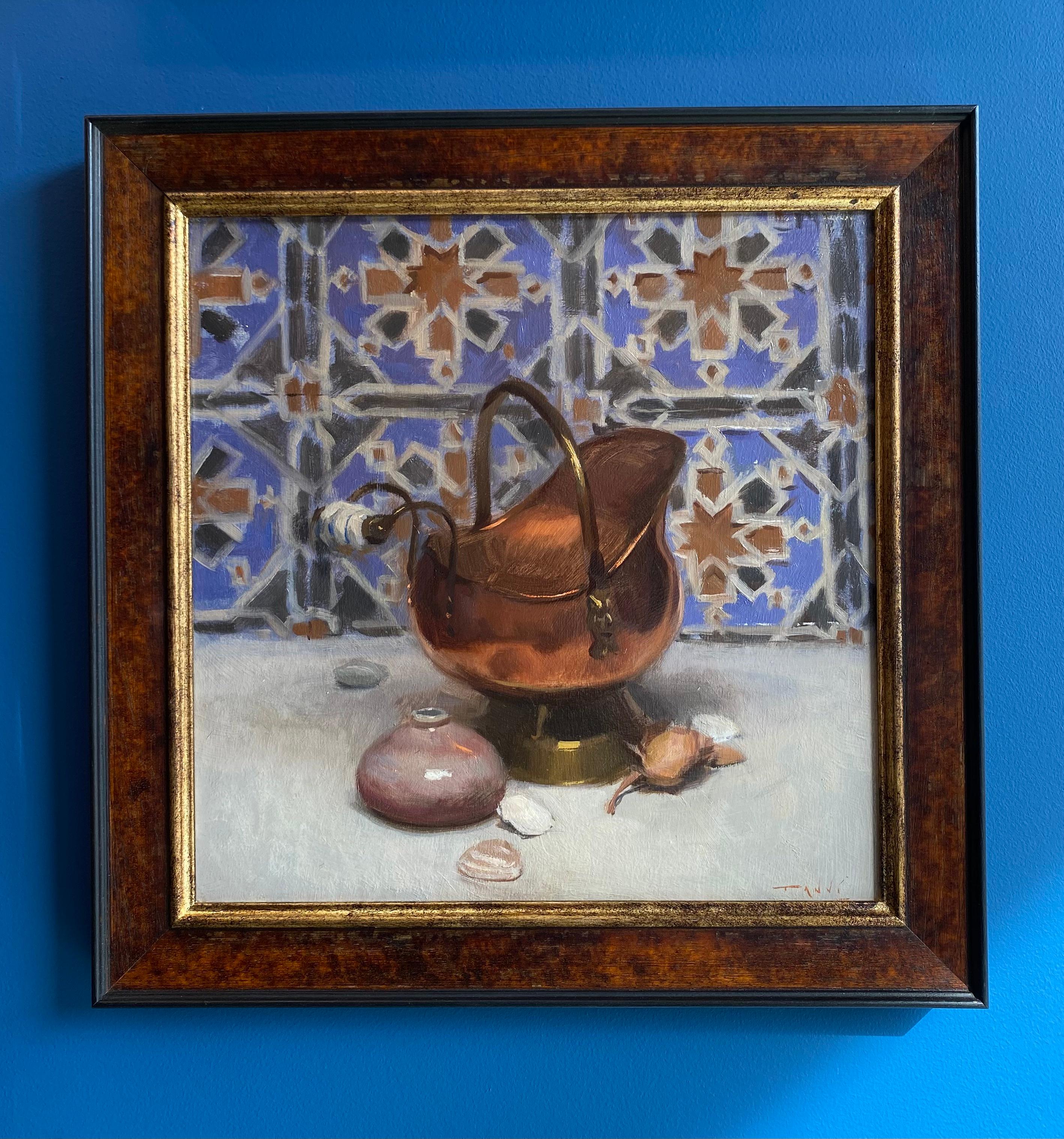 Ricordi di Siviglia 21° secolo Contemporanea Classica Natura morta Pittura - Painting di Tanvi Pathare