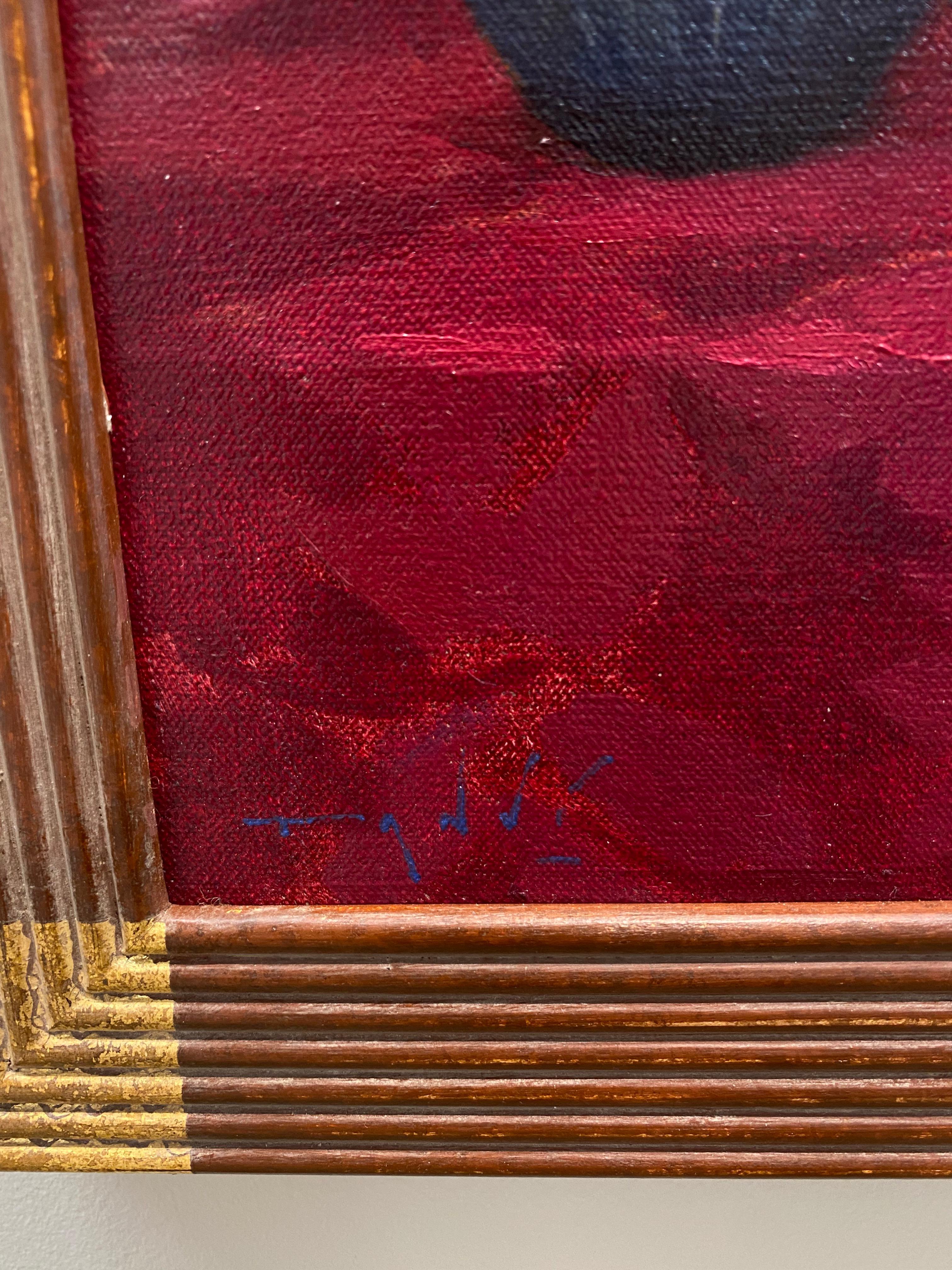 China rosa, seda y azul-Siglo XXI Pintura clásica contemporánea de bodegón en venta 3