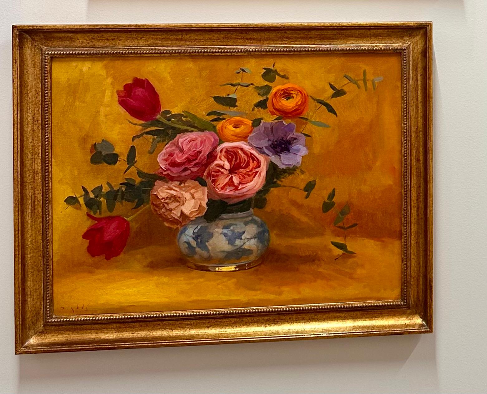 Tanvi Pathare
Memories of Seville
Contemporary Florence still life painting 
45 x 60 cm oil on linen (frame included in price) size with frame: 55 x 70 cm

Tanvi Pathare from India attended the Florence Art Academy where she was a student of Daniela