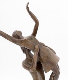 Tanya Poust Dancing Couple Patinated Bronze