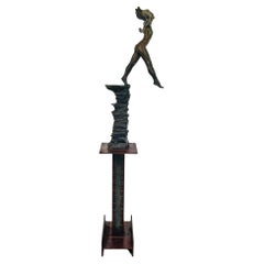Tanya Ragir (American 1955-2023) “Leap of Faith” Bronze Sculpture, Edition 4/11