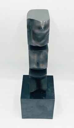 Tanya Ragir Sculpture en bronze "Totem", édition limitée 5/9, 1994