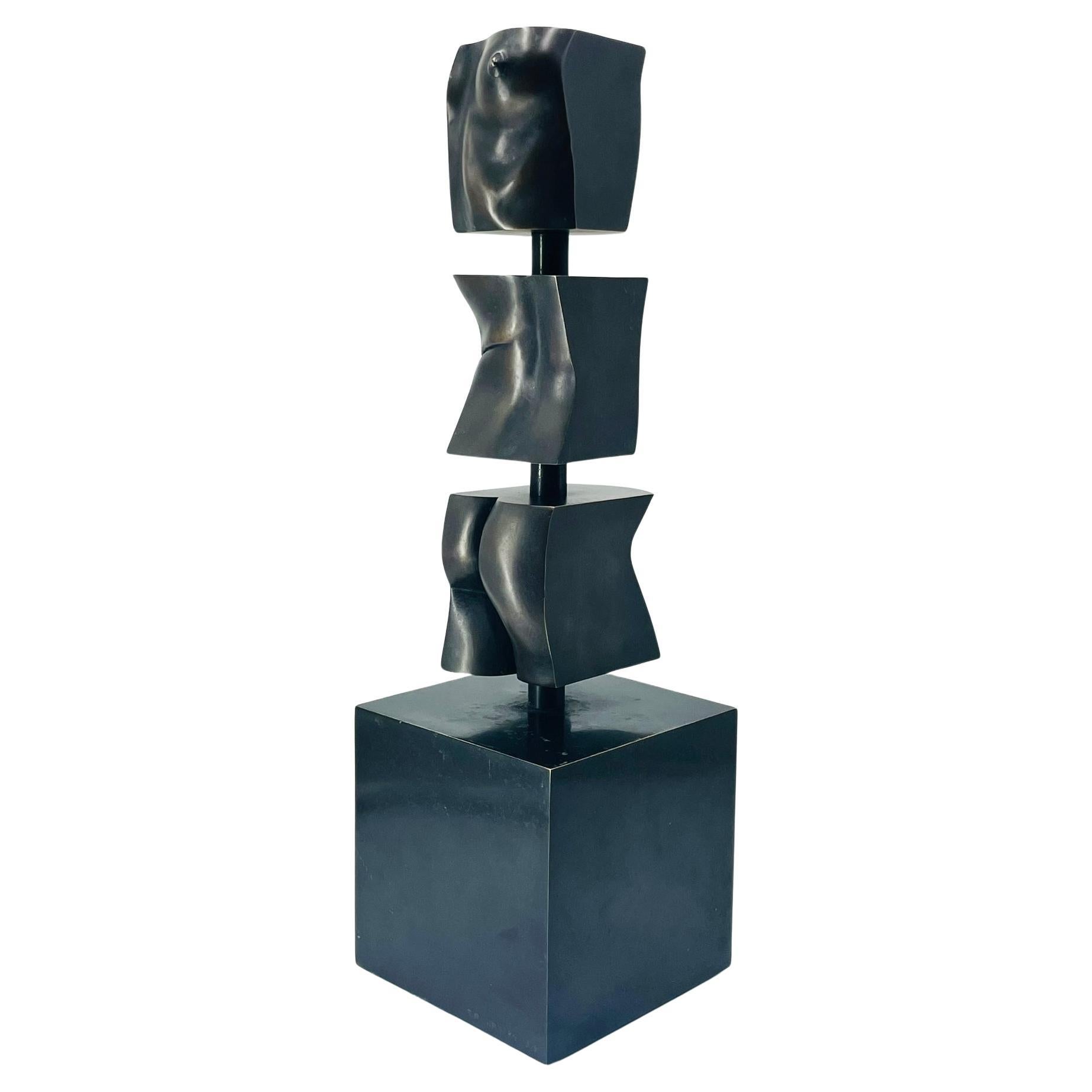 Tanya Ragir Sculpture en bronze "Totem", édition limitée 5/9, 1994 en vente