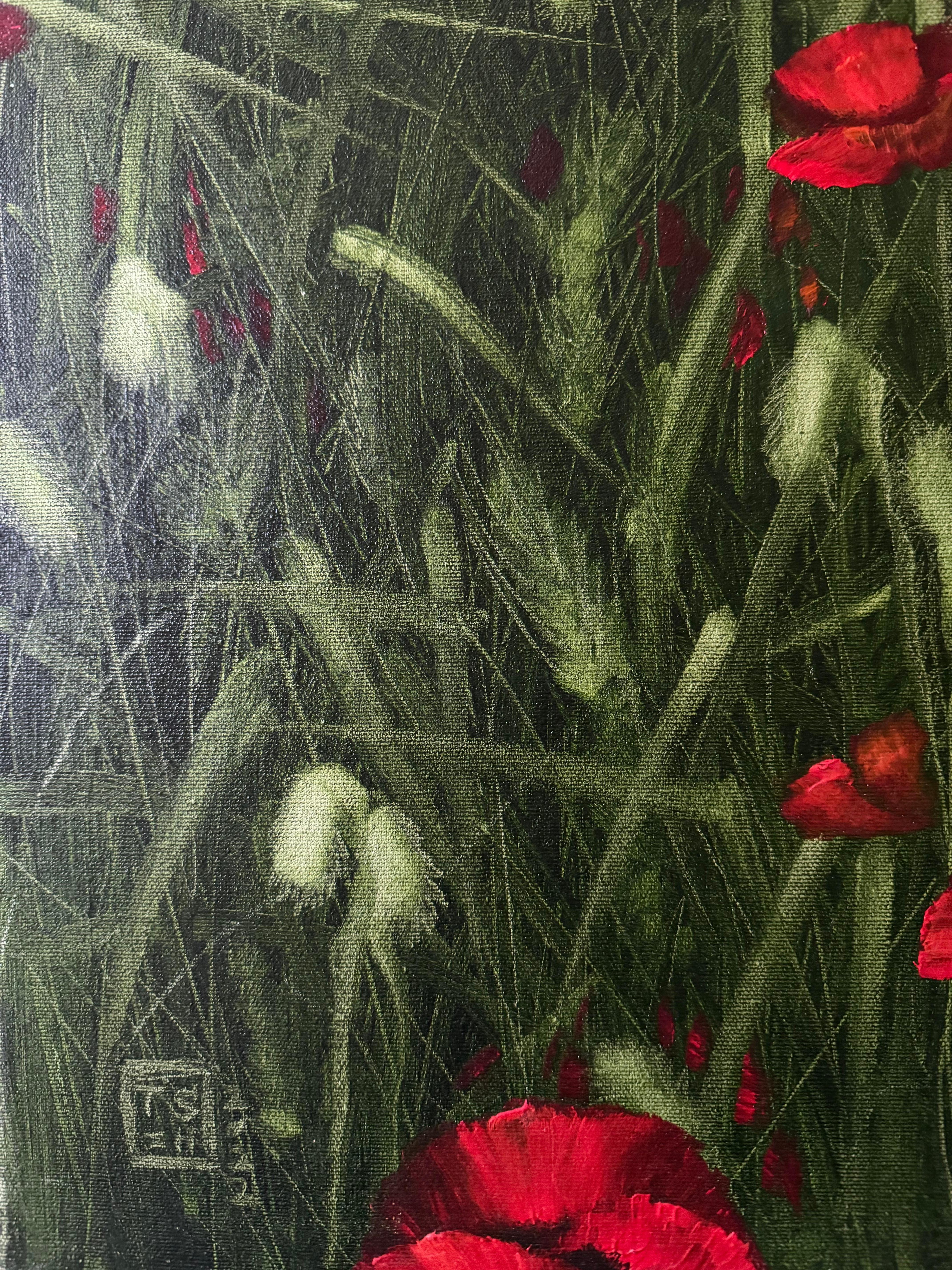 Polly Joke Pflanzgefäße 2 – Painting von Tanya Shymko