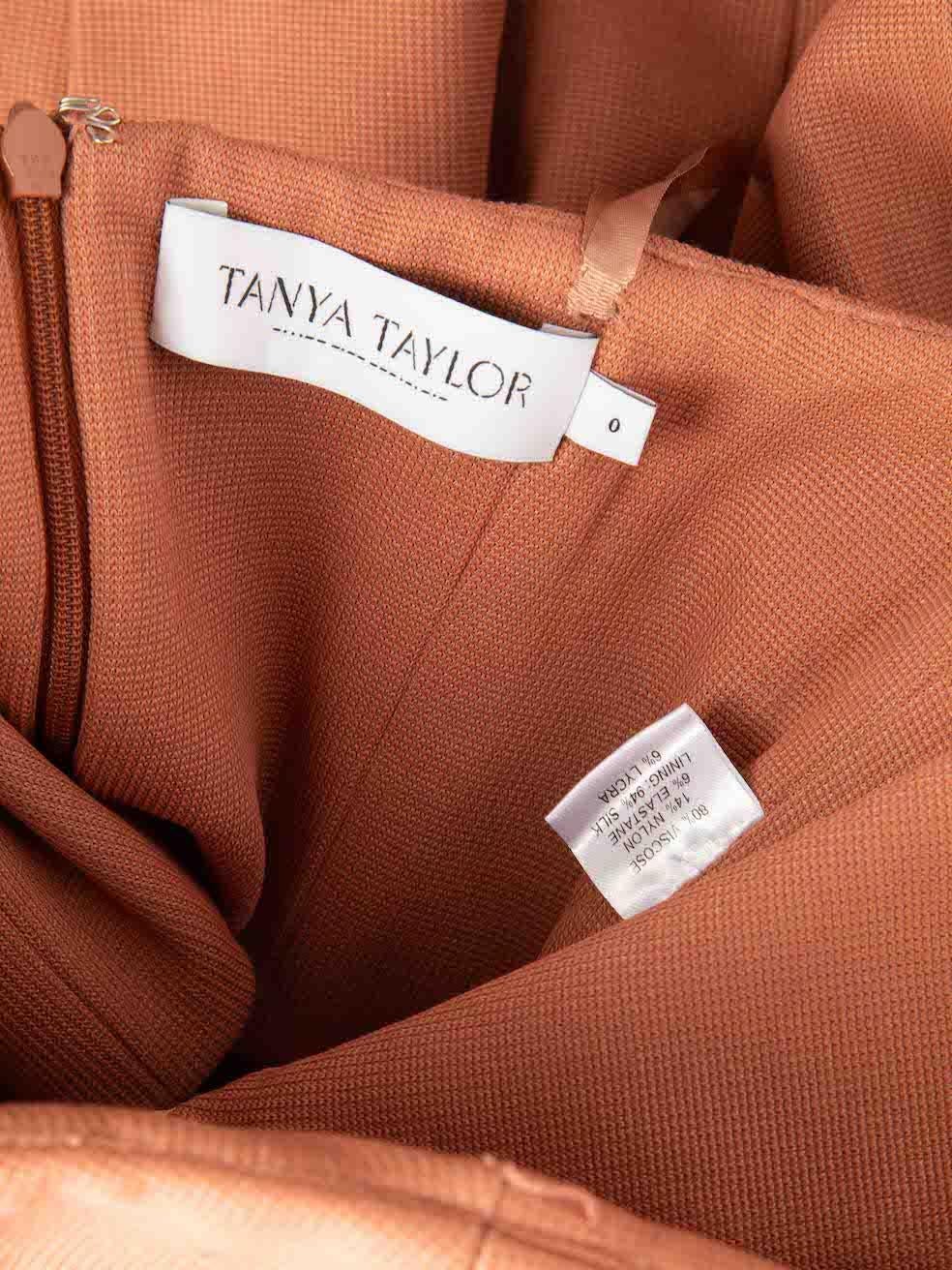 Tanya Taylor Pink Strapless Sleeveless Dress Size XXS For Sale 1
