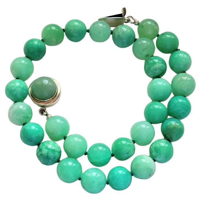 Tanzania Chrysoprase Necklace