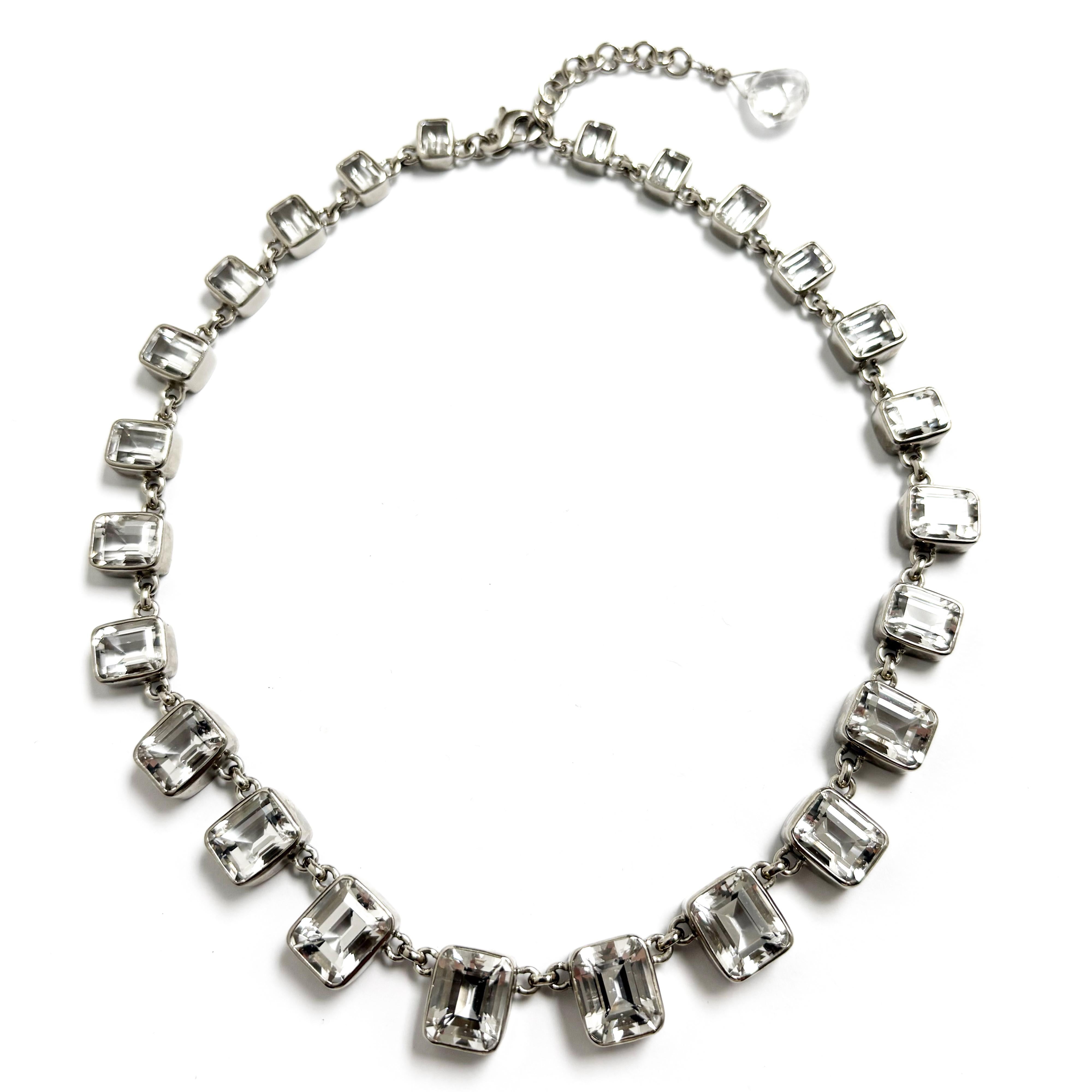 Collier Paradizia en cristal de quartz Mondo de 71 carats de Tanzanie Neuf - En vente à Laguna Beach, CA