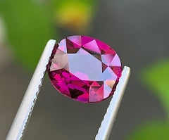 Tanzania Natural Pink Garnet Gemstone: 2.46 Carat Faceted For Ring