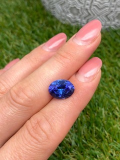 Tanzanite 5.52Ct Natural gemstone, Oval , 12.88x9.71x6.59mm, Tanzania, Certified