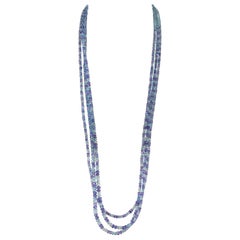 Tanzanite and Aquamarine Necklace