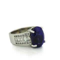Tanzanite and Diamond Ring