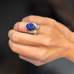 Tanzanite and Diamond Ring