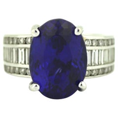 Tanzanite and Diamond Ring