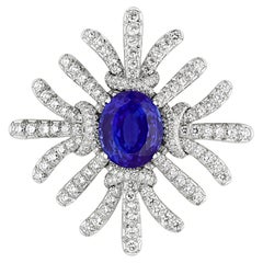 Tanzanite Brooch by Verdura, 35.00 Carats