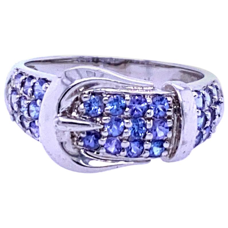 Tanzanite Buckle Ring