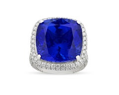 Tanzanite Convertible Pendant Ring, 22.43 Carats