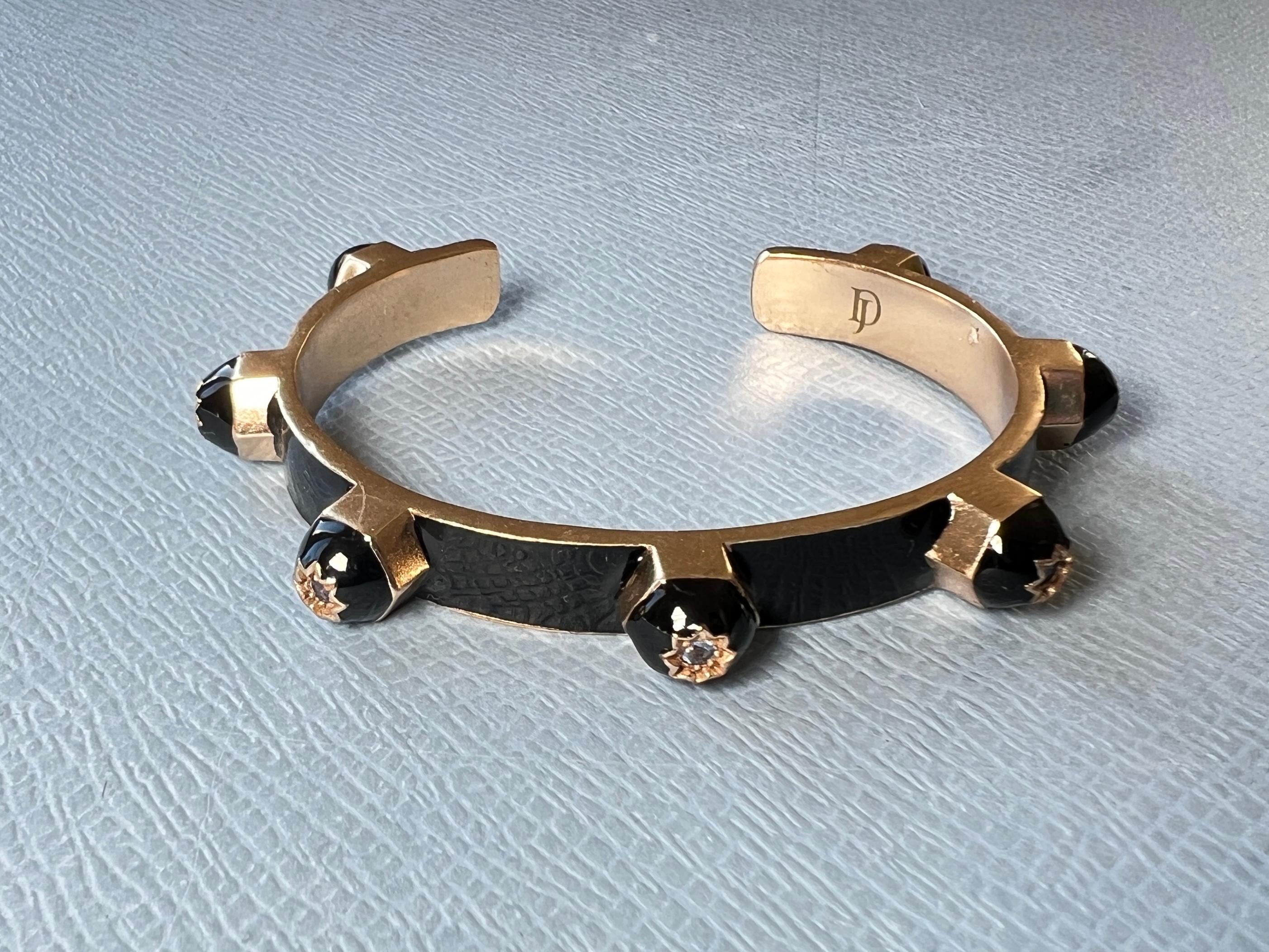 Bracelet manchette en tanzanite Étoile en émail Pour femmes en vente